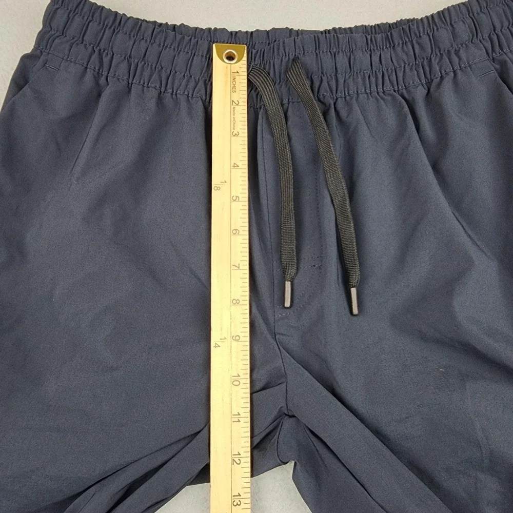 LEG3ND Jogger Pants Mens Large Blue Stretch Cargo Zip Pocket Lightweight Gym